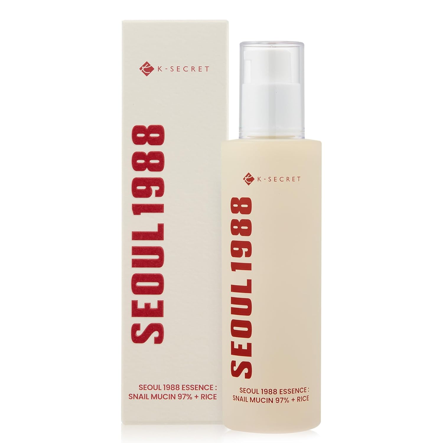 KSECRET SEOUL 1988 Essence : Snail Mucin 97% + Rice 100ml